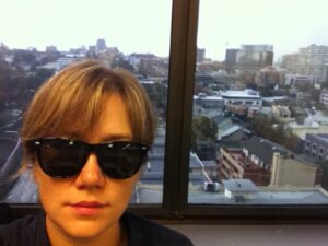 As requested, my new sunnies. And Sydney's crappy weather.