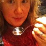 I won a special spoon prize! I am the Hermione of Coffee Slurping!!