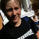 New Spudds shirt! I feel tough. Enjoying spring sunshine after today's workout.