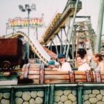 Another photo from Germany, summer of '94, this time with Leeanne Forbes Foster in Düsseldorf! (Still wearing that hat...)