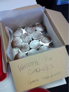 Cupcake Day for the RSPCA! My Whoopie Pie cupcakes didn't turn out so bad after all.