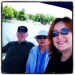 Boat ride with Grandma and Grandpa Harter today.