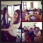 Lots of learning and beautiful things happening at the Dair workshop. #knitcamp