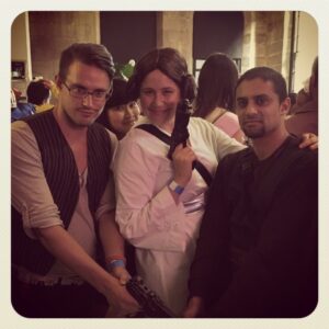 Han, Leia, and Jedi (with cameo from Gogo from Kill Bill). #whenigrowup