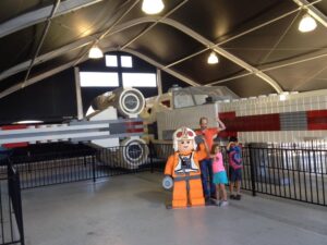 Life-size X-wing made from 5 million Lego pieces.