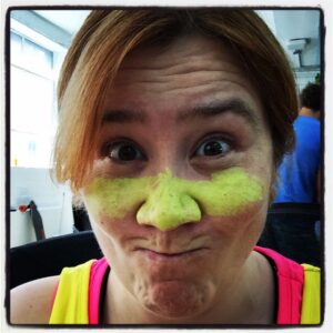 All set for the inaugural @Canva Sports Carnivalé! #warpaint #goyellow