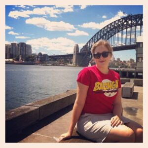 Gorgeous day. Red lippie. Bazinga. @ Walsh Bay Arts Precinct http://instagr.am/p/H70LxpRJM5/