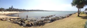 Panoramic shot from today at Scott's Head Beach.