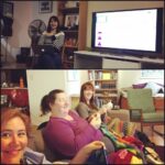 Conference talk rehearsal with feedback from the peanut (knitting) gallery!