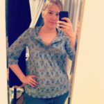 Another completed sewing project! Tova Top in vintage cotton. Not sure it's me... http://instagr.am/p/KjtfDhxJDu/