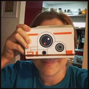 I just rode Cedar Point's latest roller coaster via BB-8 Google Cardboard. Sooo tomorrow. (PS I might puke.)