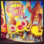 Went to buy a bus ticket this morning and was confronted by Camel Balls. Really.