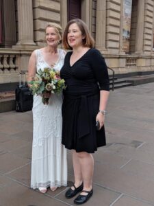 Twenty-four years ago (give or take a few months), an algorithm randomly assigned Eileen Dunne and me to live together at Pasquerilla West, Notre Dame. Today I got to watch her marry her best friend in Melbourne. Congrats Jack Daniels - take care of my Roomater. We miss you already. ❤️