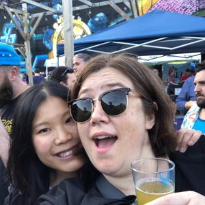Five Boros Craft Beer Fest with the amazing @tinypang. MISS HER!! 🍻❤️🇦🇺