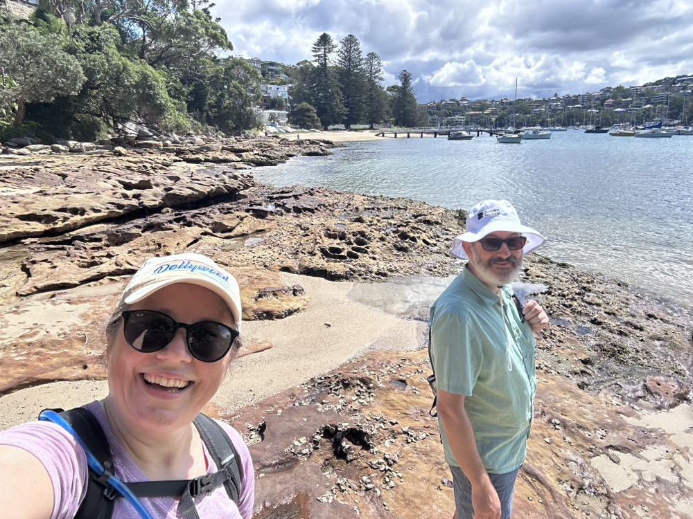 Rockpools past Forty Baskets Beach