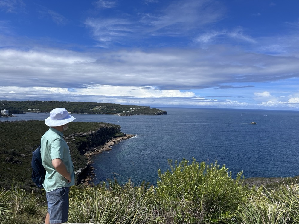 Looking out at Crater Cove