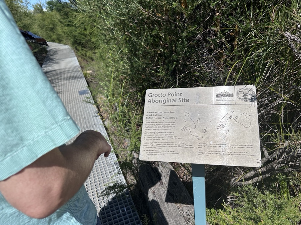 Grotto Point Aboriginal engraving site